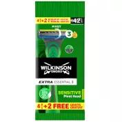 Станок для гоління Wilkinson Sword Extra Essential 3 Sensitive 4+2 фото