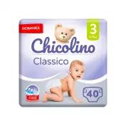 Підгузки дитячі Chicolino 3 4-9 кг 40 шт. Medium фото